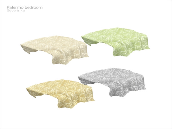 Sims 4 — [Palermo bedroom] - bed blanket by Severinka_ — Double bed blanket From the set 'Palermo bedroom' Build / Buy