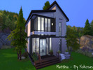 Sims 4 — Mattina - No CC by Kokosas — A 30x20 mansion/modern home. Has 1 room and 1 bathroom. Fully furnished and