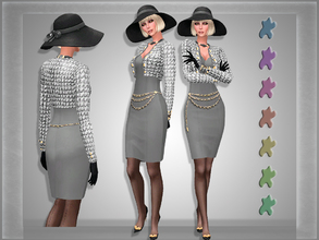 Sims 4 — Ciara by _Simalicious_ — Chic and fashion parisian style ! 8 colours, teen to elder, everyday, formal and party