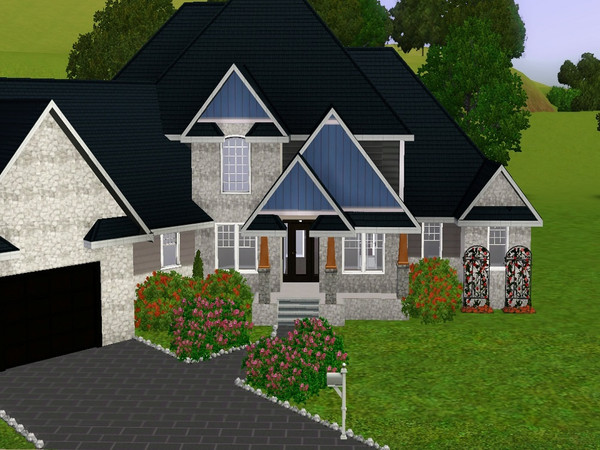 Sims 3 — Charleston by jparham2 — This 4 BR and 3 BA home features large great room; master on main; screen and sun