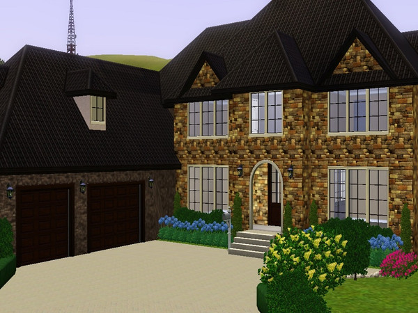 Sims 3 — Saxony by jparham2 — This home features a 4 BR, 4 BA and is perfect for a large sim family. Master bedroom,
