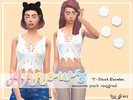 Sims 4 — Arrow T-Shirt - Recolor - Seasons needed by Drea_Sims — T-shirt Recolor with arrows textures -4 variatons