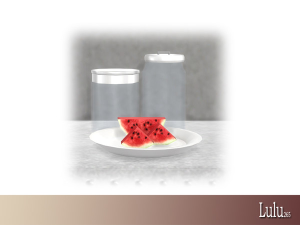 Sims 4 — Webber Dining Table Decor  by Lulu265 — Part of the Webber Dining Set