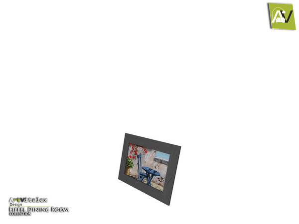 Sims 4 — Eiffel Wavy Carving Frame by ArtVitalex — - Eiffel Wavy Carving Frame - ArtVitalex@TSR, Jul 2018