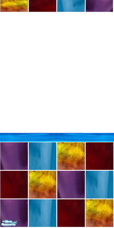 Sims 2 — Stained Glass tile - Wall by fionnababygirl — Stained glass tiles to make your bathroom sparkle and reflect the