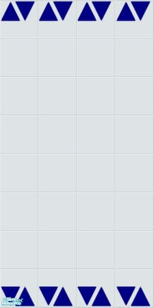 Sims 2 — Plumvilla Set 1 - Blue WallTile by carol84 — Blue Wall Tile for you sim home by Carol84.