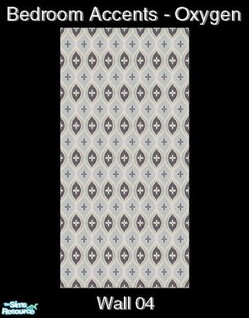Sims 2 — Bedroom Accents - Oxygen - Wall 05 by Waverly — The Bedroom Accents collection consists of new beddings, rugs,
