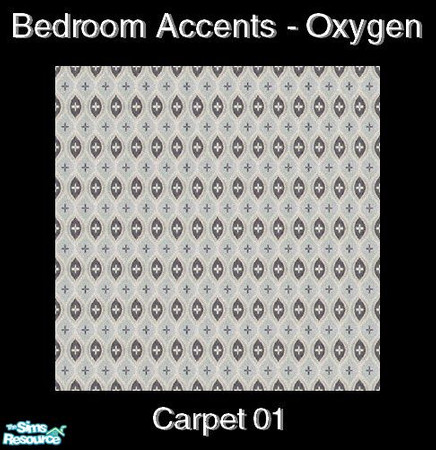 Sims 2 — Bedroom Accents - Oxygen - Floor 01 by Waverly — The Bedroom Accents collection consists of new beddings, rugs,