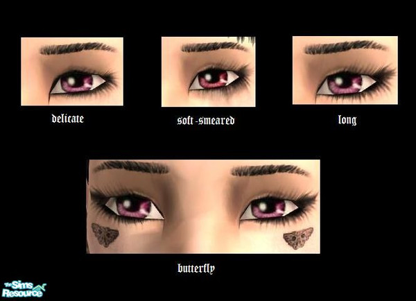 Sims 2 — Eyeliner Set by Sayde — 