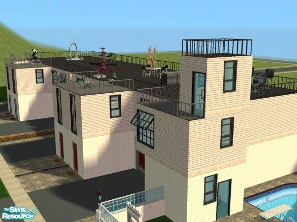 Sims 2 — Park Lane Condos by cadiva — Got some rich Sims looking for a place to live? Why not send them along to Park