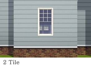 Sims 3 — MZ_Warm Winters Window 2 Tile by missyzim — A 2 tile version of the University Warm Winters Window. TSRAA