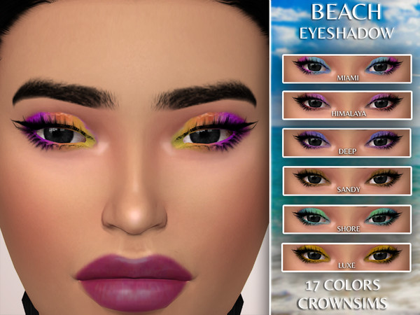 The Sims Resource - Beach Eyeshadow