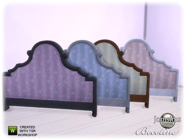 Sims 4 — becotine bedroom headboard by jomsims — becotine bedroom headboard
