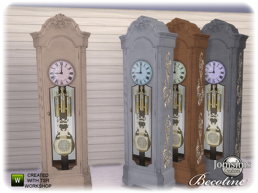 The Sims Resource becotine dining clock