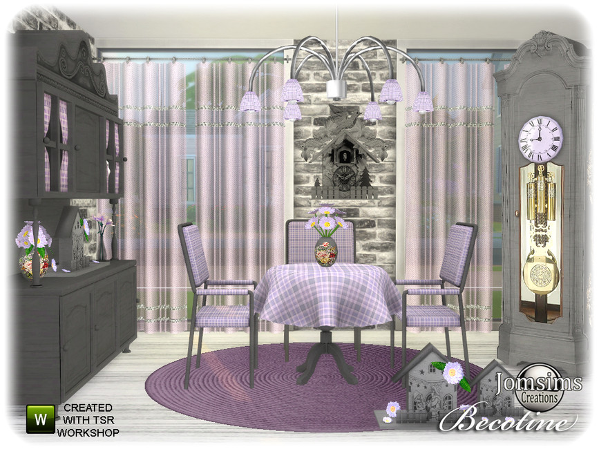 The Sims Resource Becotine dining room