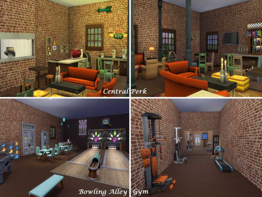 The Sims Resource Friends TV Show Apartments (ALL)