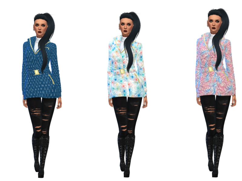 The Sims Resource - Winter-Jacket_Muster - Seasons needed