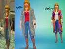 Sims 4 — Modern Cardigan - City Living needed by jennyjellybean — Re-coloured for a more modern, everyday look! :)