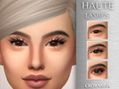 Sims 4 — Haute Lashes by CrownSims — New Dramatic Lashes :) - EYELINER category - 2 Opacities (100,75) - Unisex Please