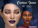 Sims 4 — Iconic Contour Nyx by Bytamaniac — Inspired by Nyx's highlight and contour pro palette. Works with base game