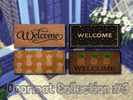 Sims 4 — Doormat Collection #3 by Sooky2 — Just a bunch of fun doormats in different styles to decorate your Sims houses!
