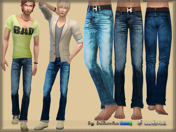 The Sims Resource - Pants Denim