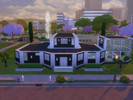 Sims 4 — Light Luxury by Satji — Big modern house with a large outside to do big partys. There's large windows to provide