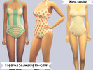 Sims 4 — Katarina Swimsuit Recolor - need mesh by Sadisticxo — Re-color of Camuflaje's Katarina Swimsuit. Inculdes 3