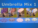 Sims 4 — Umbrellas Mix 1- NEEDS MOD AND SEASONS TO WORK by helluin9992 — I've created some umbrellas, that's my first