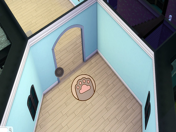 Sims 4 — Pusheen Circle Rug! by Anyastyer — Here is a set of pusheen circle rug :) Enjoy!