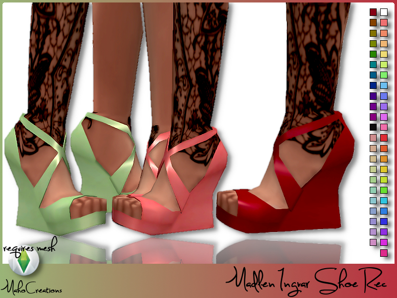 The Sims Resource Madlen Ingvar Shoe Recolor