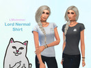 Sims 4 — Lord Nermal pocket shirt by Lillie_Mae — This is my first creation so let me know if you run into any problems