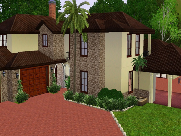 Sims 3 — Terra Cotta by jparham2 — I love this Spanish style home and so will your sims family. This home features 4 BR