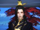 Sims 4 — Chinese_Gufeng_Hair_1_ by NobleJadesims — The name of this hairstyle is Fufeng, and the king of Fufeng is Wu