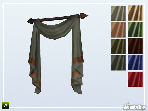 Sims 4 — Hook Royal Wedding Swag Privat by Mutske — This curtain is part of the Hook Constructionset. Made by Mutske@TSR.