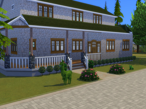 Sims 4 — HomeStyle (CC Free) by fordfocus09 — A quaint country style house with an open slate to allow you to stretch