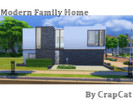 Sims 4 — Modern Family Home by stitchy-uk — This luxury modern, two-storey home includes; 3 bathrooms, 1 double bedroom,