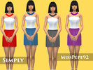 Sims 4 — Simply by MissPepe922 — Base game. Thanks all cc creators Enjoy