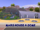 Sims 4 — Mars Dream-DOME v1 by HarmonizerSim — Mars dream. An incredible futuristic house. 2 bedrooms (1kid/toddler) (1