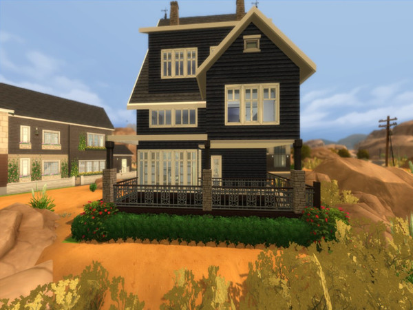 Sims 4 — Small Townhome. by Disney_Princess_Jasmine_ — This cute and tiny home was made as a starter home for a couple