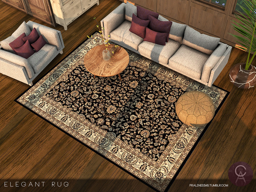 The Sims Resource Elegant Rug
