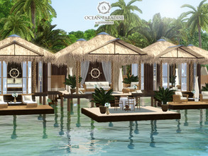Sims 3 — Ocean Paradise by Aquarhiene — Ocean view villa for your simmies! 