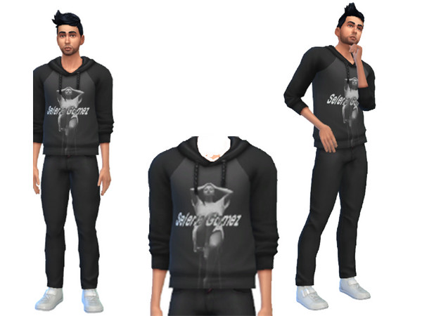 Sims 4 — Male Selena Gomez Hoodie - Parenthood needed by victor213victor — Requires Parenthood