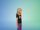 Sims 4 — female kid t-shirt (recolor) by facuOK — It's only for kids (female). This t-shirt is a recolor from the base