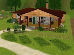 Sims 3 — Heartland Ranch - w/PETS EP by atothezdog — House is based off of the Canadian TV Series, Heartland. - 4