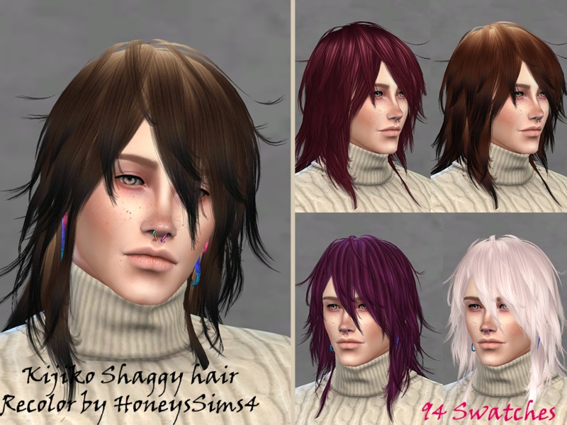 36 Long Hair Male The Sims 4
