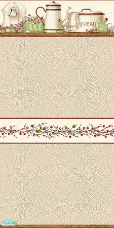 Sims 2 — Breakfast Thatch with Cherry Trim by Benny Boy — Breakfast Thatch with Trim will add style and elegance to any