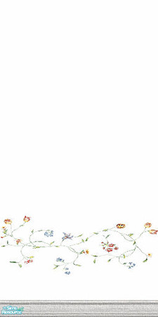 Sims 2 — Potted Bathroom - Individual Item by Lorah — Red, yellow, blue flowers in matching pots to help brighten your