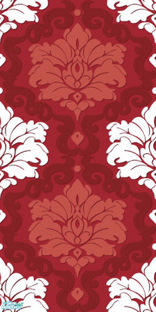 Sims 2 — Studio K Majestic - Maroon by StudioKhagerks — 28 colors total. Can be found under Wallpapers. Coordinates with
