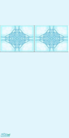 Sims 2 — JD weird set 2 - blue wall by jdamgaard — This is another set of wallpaper and flooring with some kind of